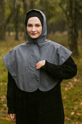 Tesettür Yağmurluk - 